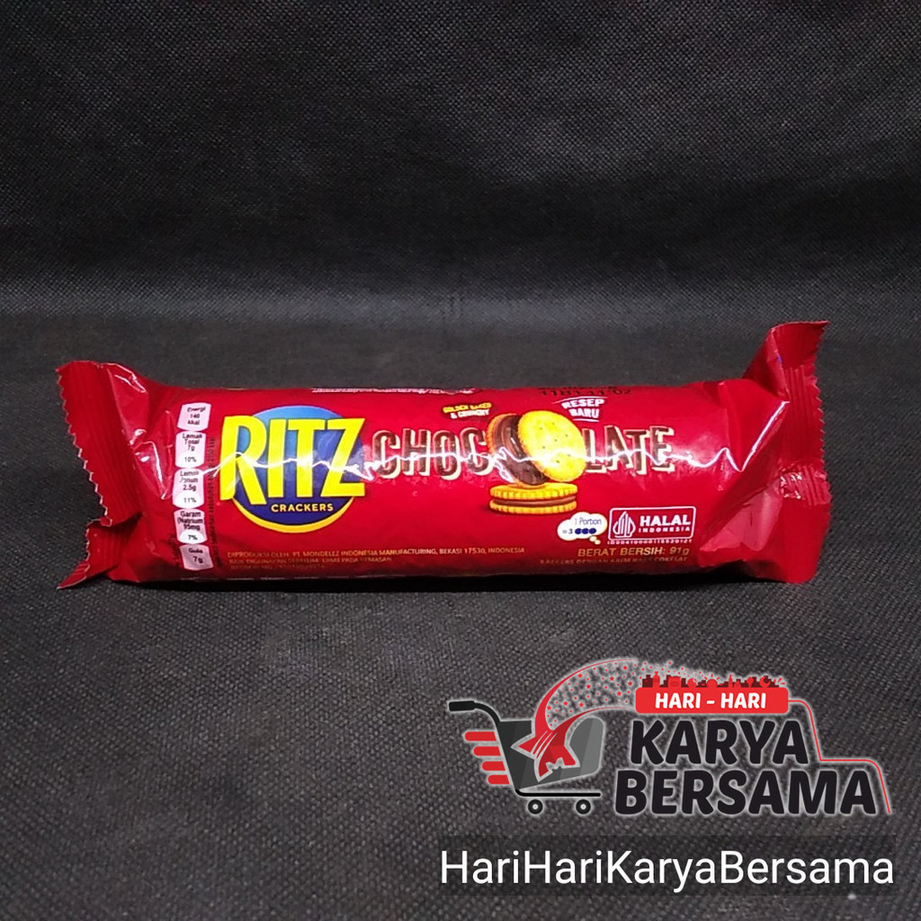 

RITZ CRACKERS CREAM CHOCOLATE SWEET & SALTY 91GR