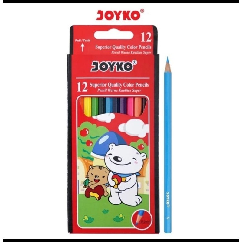 

Pensil Warna Panjang Joyko isi 12 Warna Berkualitas BEST SELLER!!!