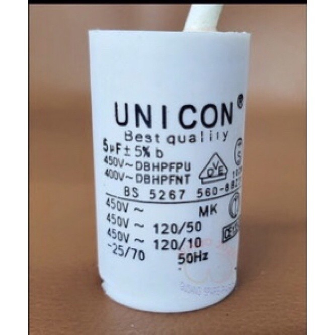 Kapasitor Bulat 5 uf Unicon Kabel