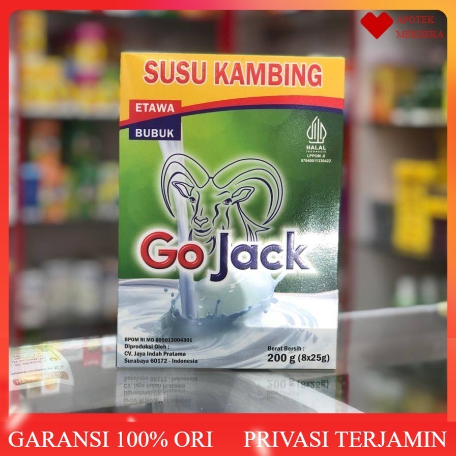 

Susu Kambing Etawa Bubuk Go Jack 200gr / Gojack 200 g