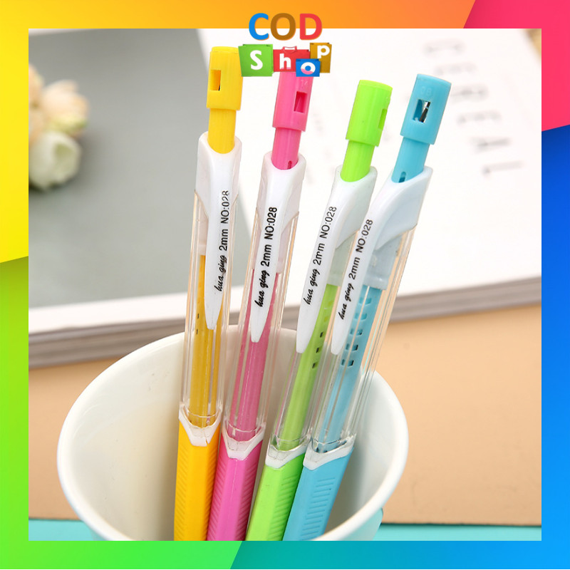

COD - S6269 Mechanical Pencil Graphite Lead Automatic / Pensil Mekanik Warna Pastel