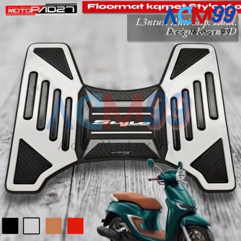 Karpet Motor STYLO 160 Alas Kaki STYLO 160 Rubber Premium