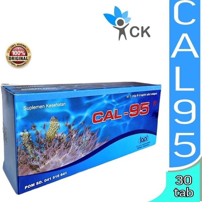 CAL 95 TABLET BOX / KIDS SYRUP 60 ML suplemen calsium dan pertumbuhan tulang