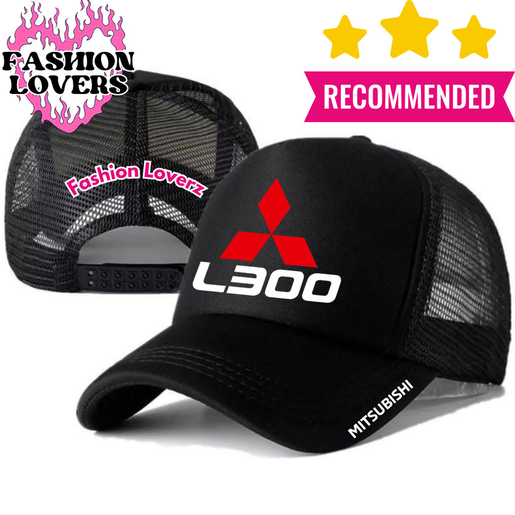 Fashion Loverz Topi Trucker L300 - Topi Distro L300 Logo - Topi MITSUBISHI L300 Premium - Topi Pria 