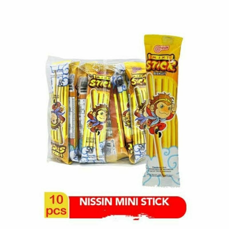 

Biskuit Nissin mini stick cemilan stik enak dan murah