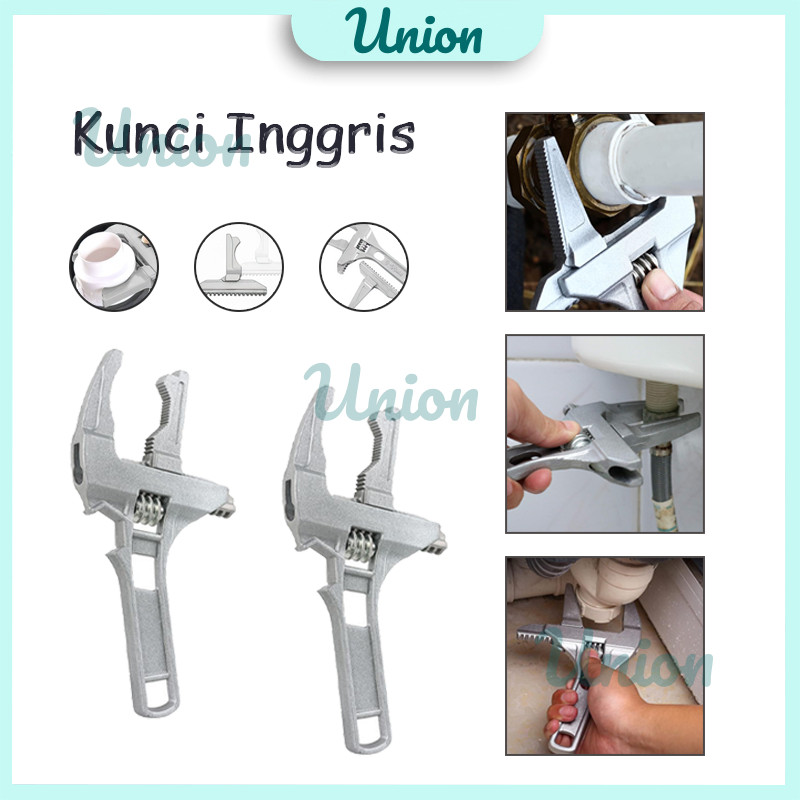 Kunci Inggris Adjustable Wrench Spanner / Kunci Pipa Serbaguna