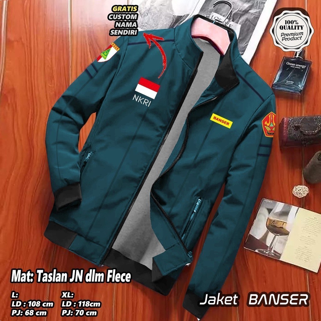JAKET BANSER PARASUT BOLAK BALIK / JAKET ORMAS ISLAM / JAKET ISLAM / JAKET NU / JAKET NAHDLATUL ULAM