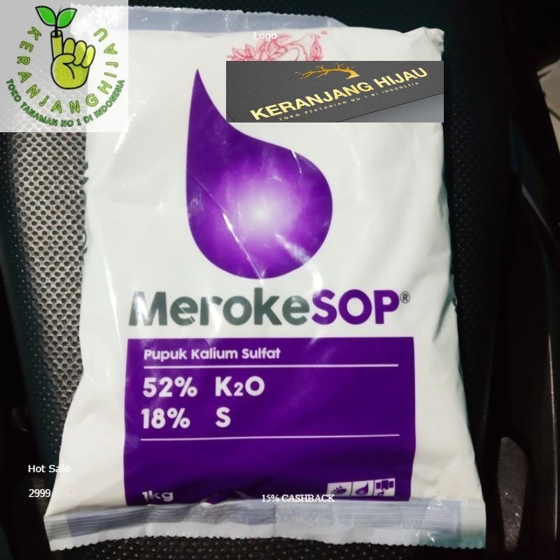 Pupuk Meroke SOP Kalium Sulfat 100 Gram Pupuk ZK - Best Quality
