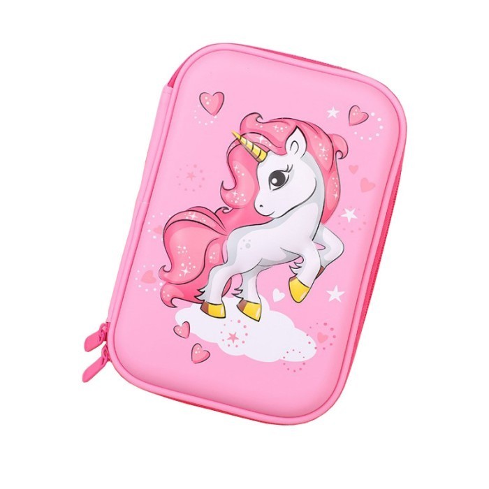 

promo ✨ -Tempat pensil unicorn kotak pensil pensil case hardtop 3D unicorn lucu - berdiri soft P