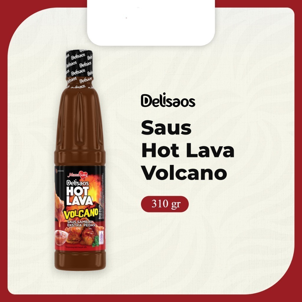 

JOSCELLY.ID MAMASUKA Hot Lava Volcano / Saus Sambal Ekstra / Extra Pedas 310 gr