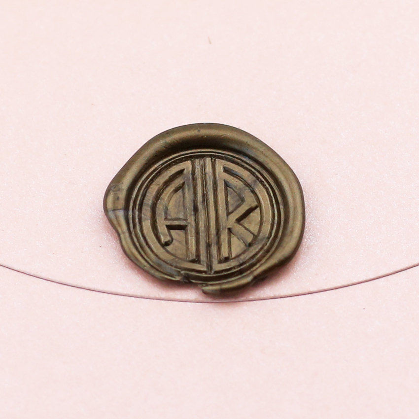

Custom great Gatsby Monogram Initial Wax Seal stamp personalized wedding seals