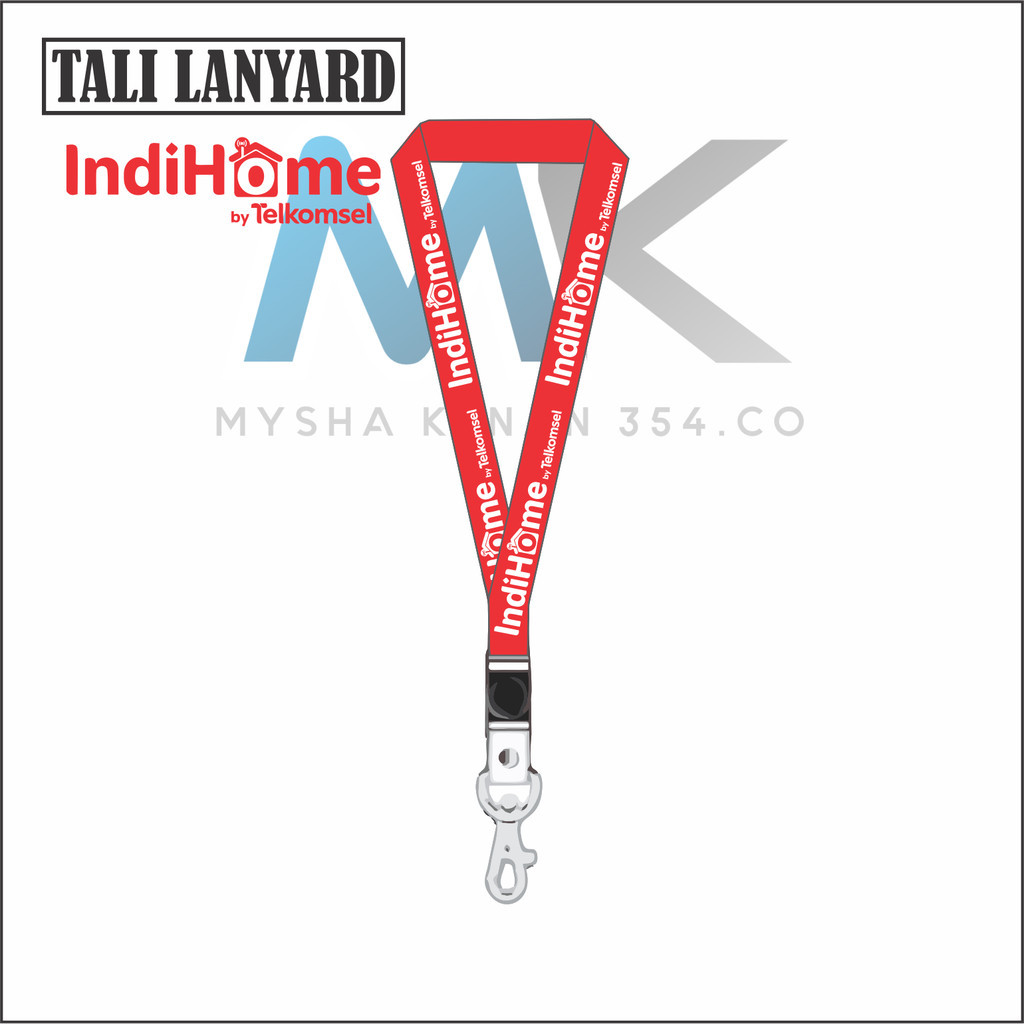 

TALI LANYARD INDIHOME by TELKOMSEL - TALI ID CARD GANTUNGAN KUNCI GANTUNGAN FLASHDISK GANTUNGAN NAMETAG TALI LANYARD BEST SELLER COD