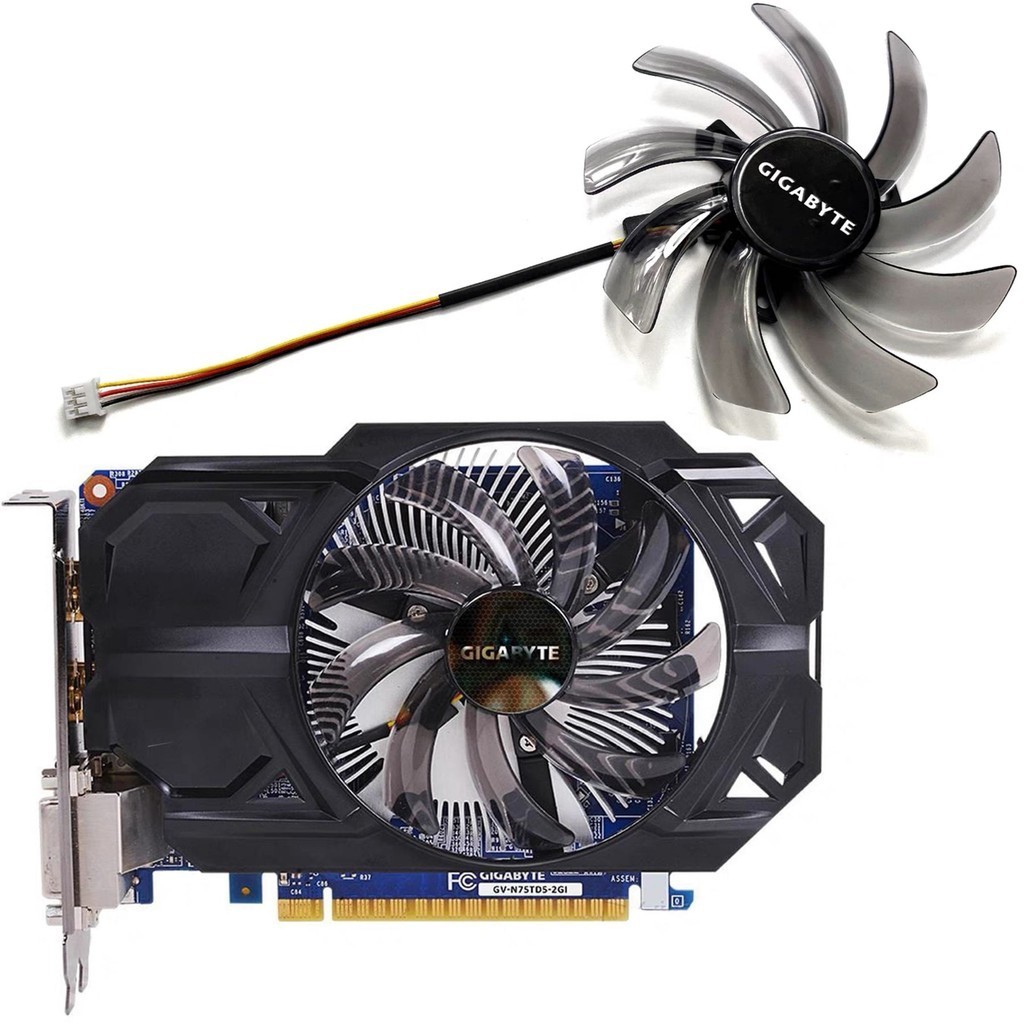 95MM DC 12V 0.25A 3 PIN T129215SM PLD10010S12H GTX 750 750TI GPU Cooler For Gigabyte GTX 750 750TI I
