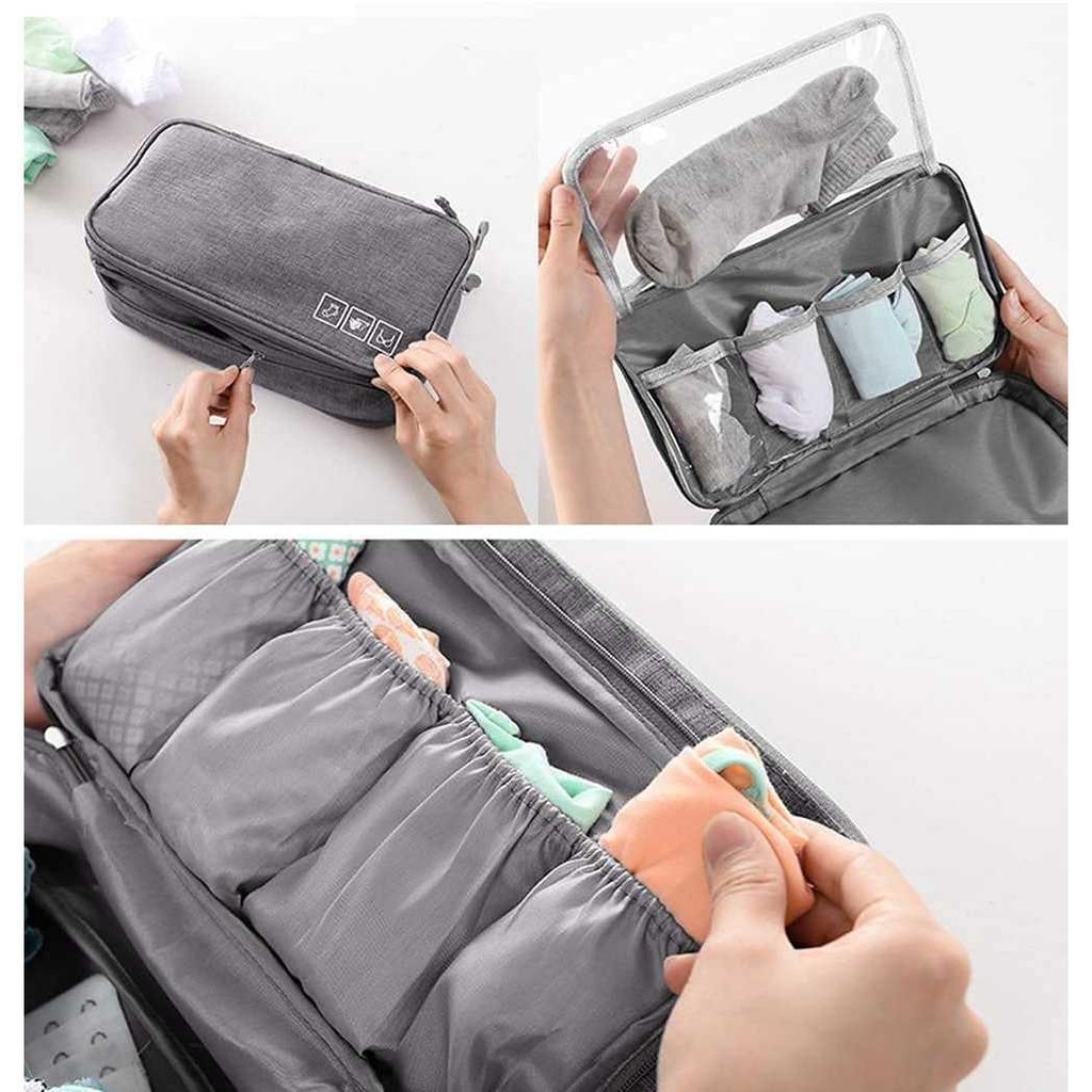 

ZEST Tas Travel Pakaian Dalam Underwear Organizer Storage Bag - RH901