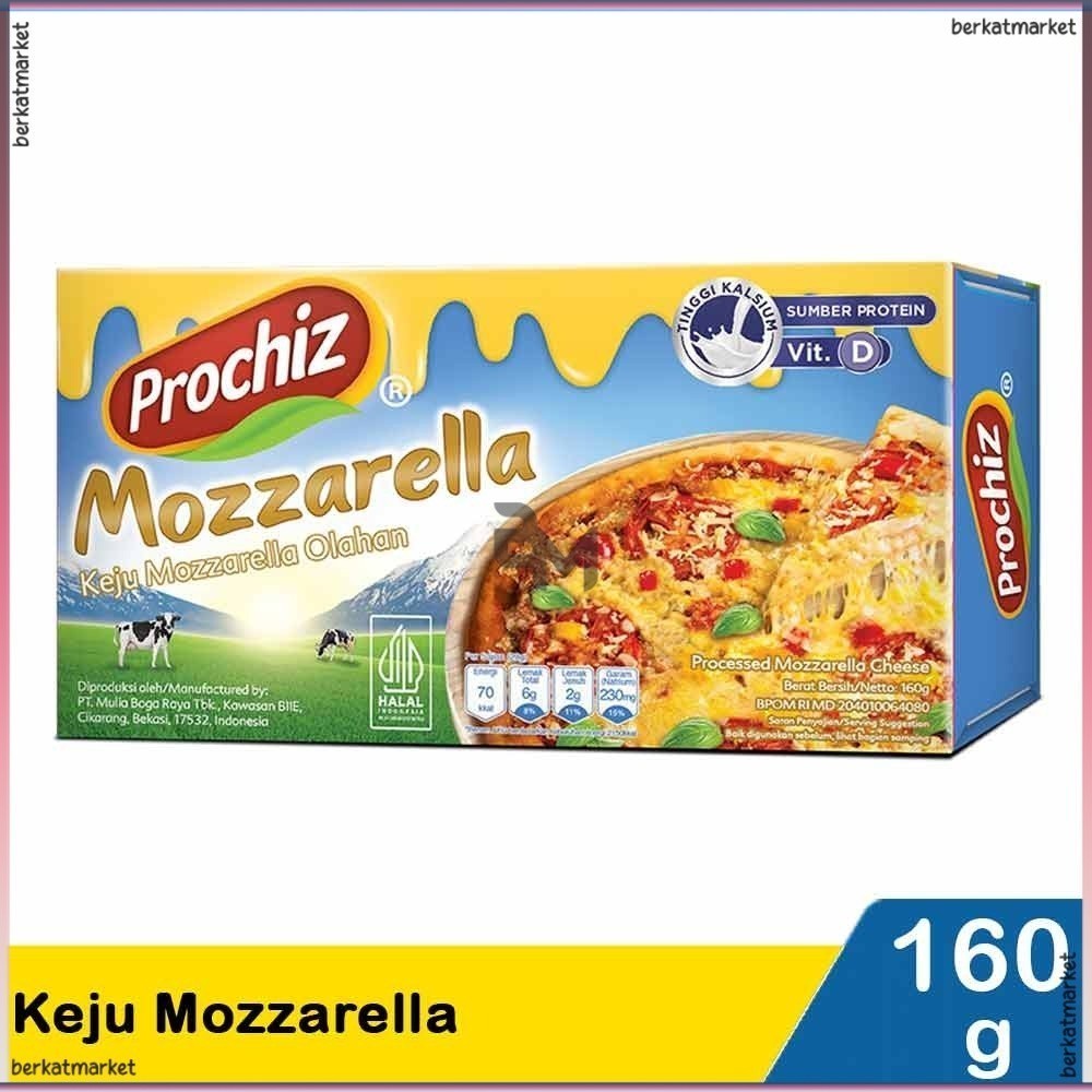 

Prochiz Keju Mozarella Cheese 160gr