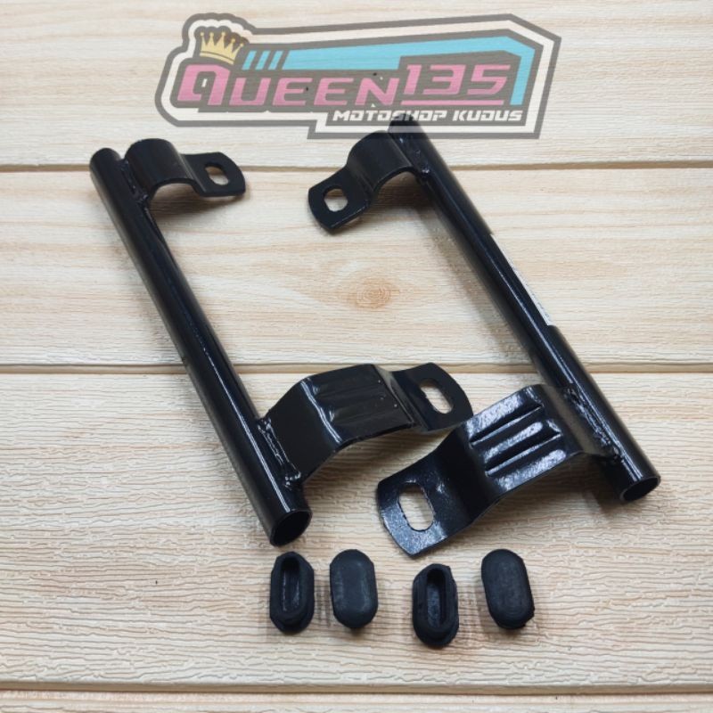 cod Behel begel samping FizR F1zR F1Z R Vega R Lama/planger hitam aksesoris motor japstle standard c