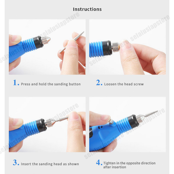ID BOR MINI / GERINDA LISTRIK MINI /PEN UKIR /MESIN BOR GERINDA MINI DRILL IC EMMC/SET MINI
