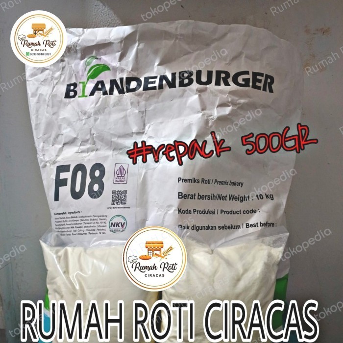 TERJUAL SUSU BUBUK BRANDENBURGER F08 UHT FULL CREAM REPACK 500GR MILK POWDER