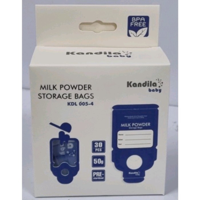 

TERJUAL Kandila milk powder storage bag 50gr/kantong susu bubuk - Biru
