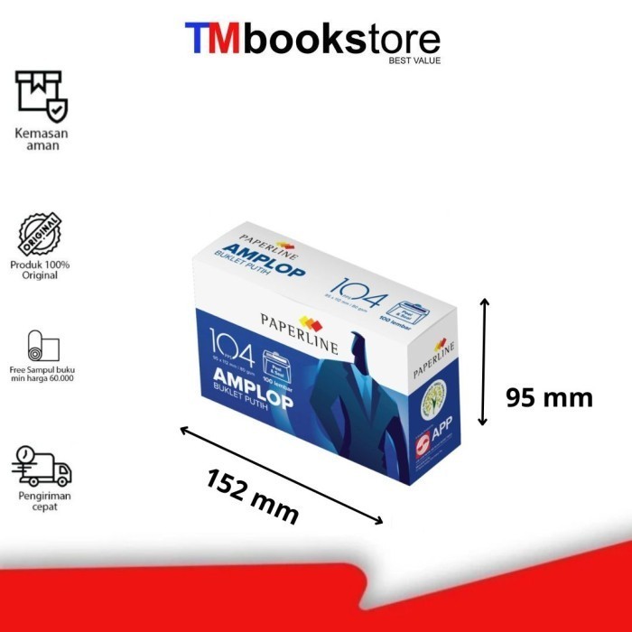 

AMPLOP 104 PPS 40482660 PAPERLINE TMBOOKSTORE ATK