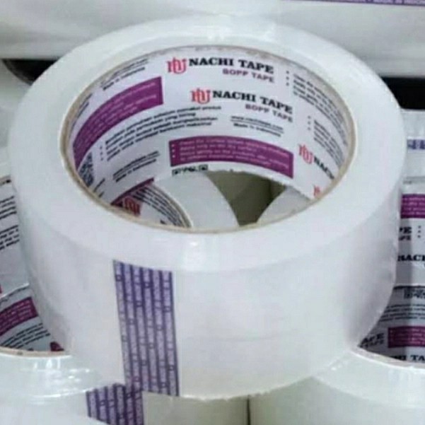 

Isolasi lakban bening Nachi 2 inch / 48mm 100 yard