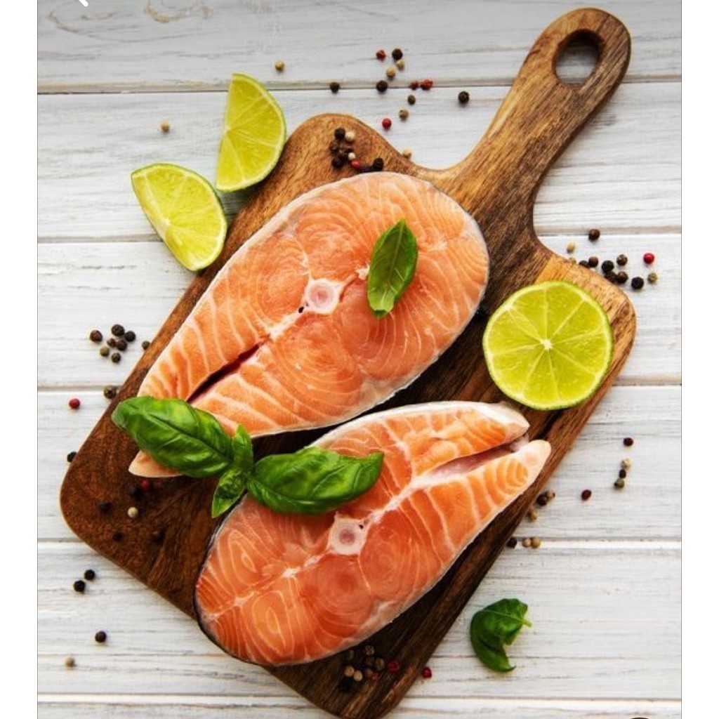 

Salmon Steak Norwegian Fish Cut Premium 200gr