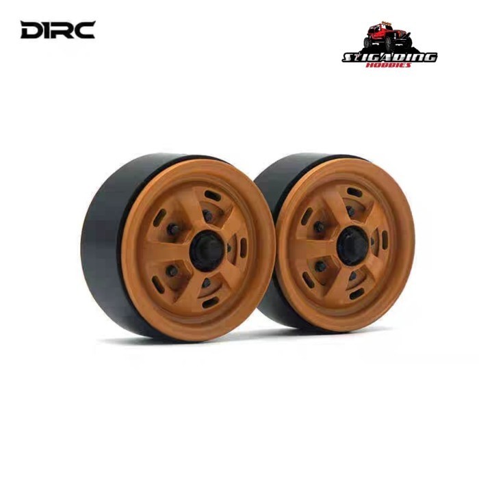 OG99 4 Pcs D1RC Metal Beadlock Velg 1.7 Camel Trophy RC Adventure 1/10