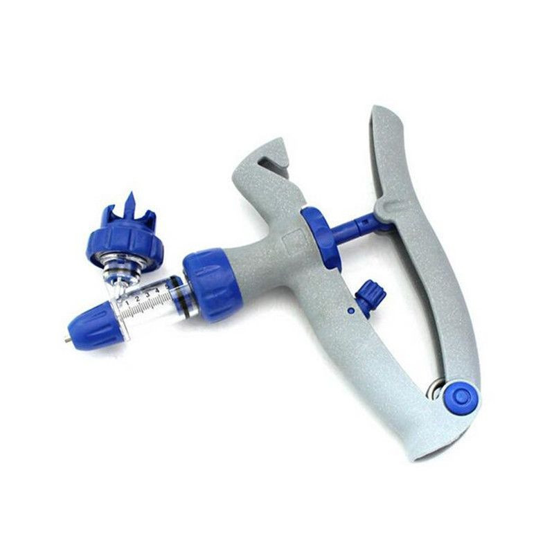 Suntikan Injeksi Ulang Otomatis Suntikan Hewan Alat Suntik Otomatis Sapi Kambing Domba Babi Unggas A