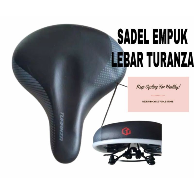 SADEL/ DUDUKAN SEPEDA EMPUK TURANZA UNIVERSAL