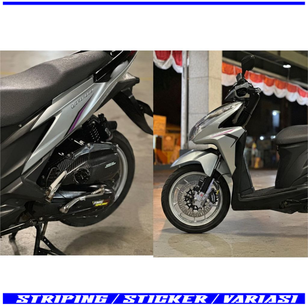 STIKER ELEGAN STRIPING VARIO LED OLD 125 TERBARU 2023 TRANSPARAN ORIGINAL