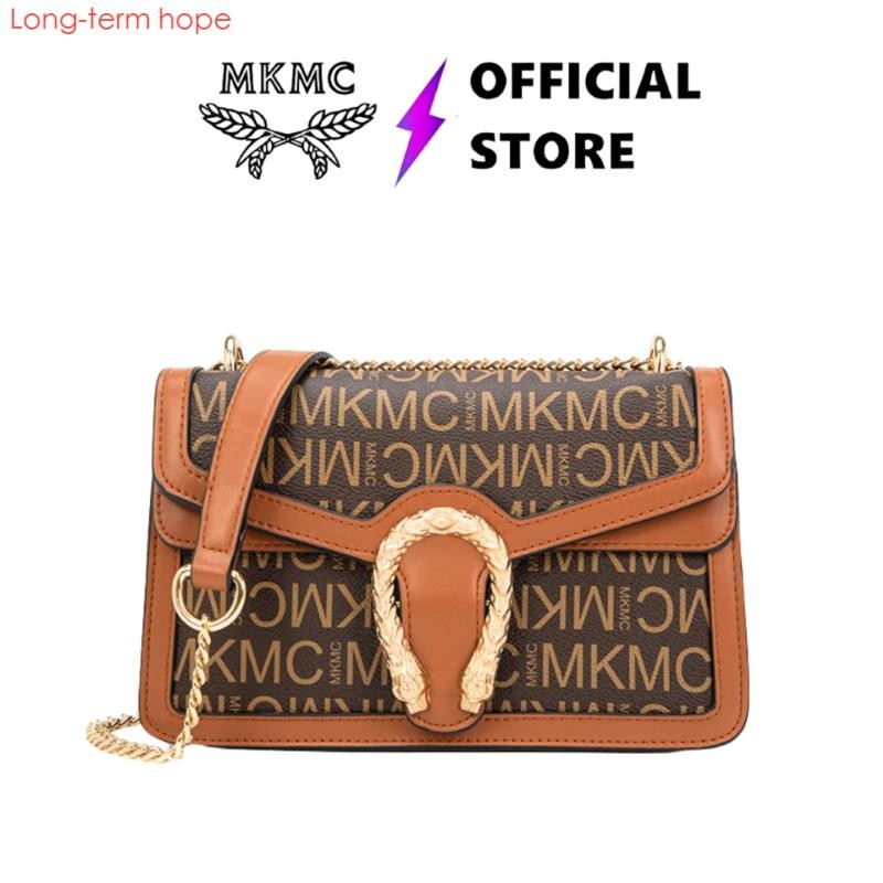 MKMC Tas Selempang Wanita Bahu Shoulder Bag Magnet Medium Crossbody Bag Kulit Wanita Kekinian Tas Sl