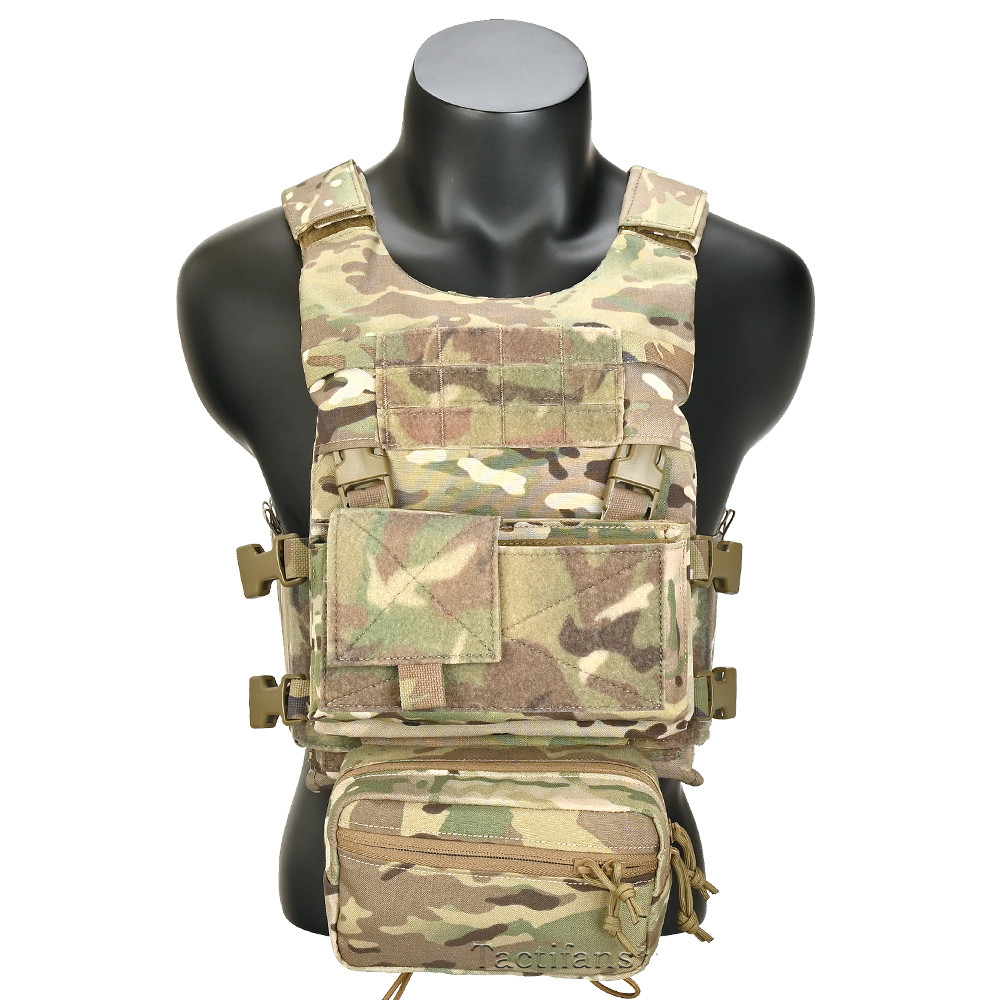 Tactical Low Profile Plate Carrier LV119 Airsoft Vest Elastic Cummerbund MK4 Chassis Chest Rig Drop 