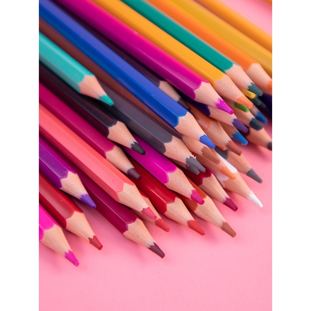 

Alat Tulis - Budaya - Pengetahuan - Inovasi.Pensil Warna / krayon heksagonal 12 warna, 18 warna 24 warna lukisan