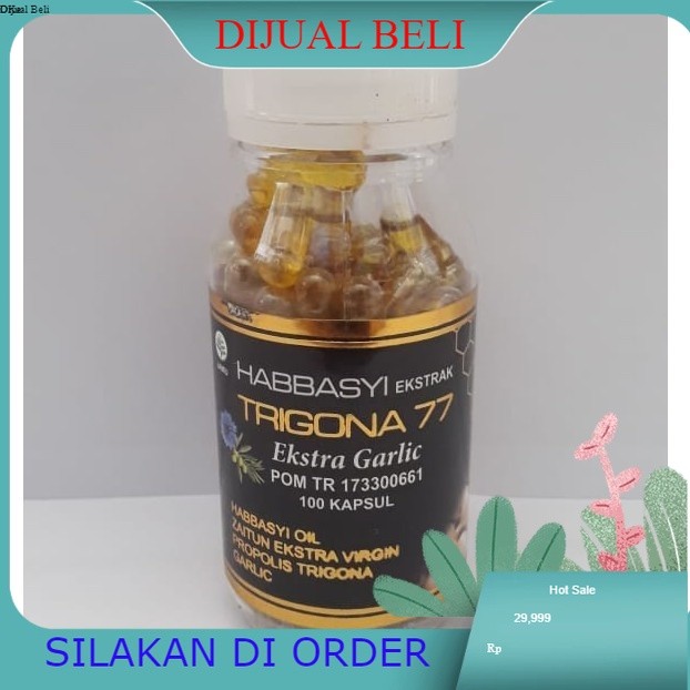 Habbasyi  Trigona 77 Ekstra Garlic 100 kap