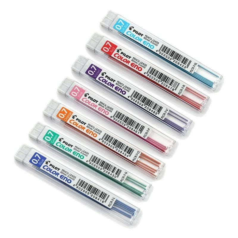 

Refil Mechanical Pencil Pilot Color Eno 0.7 mm Isi Pensil Mekanik Pilot Warna 0.7 mm - Tube SHABQ