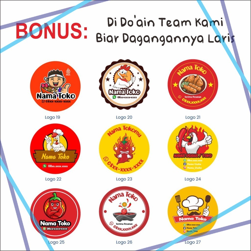 

600 pcs 4x4cm Label produk stiker paket 10 a3 lembar (uk. 32x48) sudah di potong JAYAPRINT