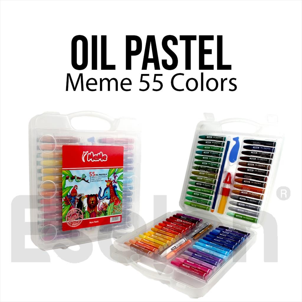 

murah banget Crayon MeMe 55warna / Oil Pastel MeMe / Crayon MeMe hig quality