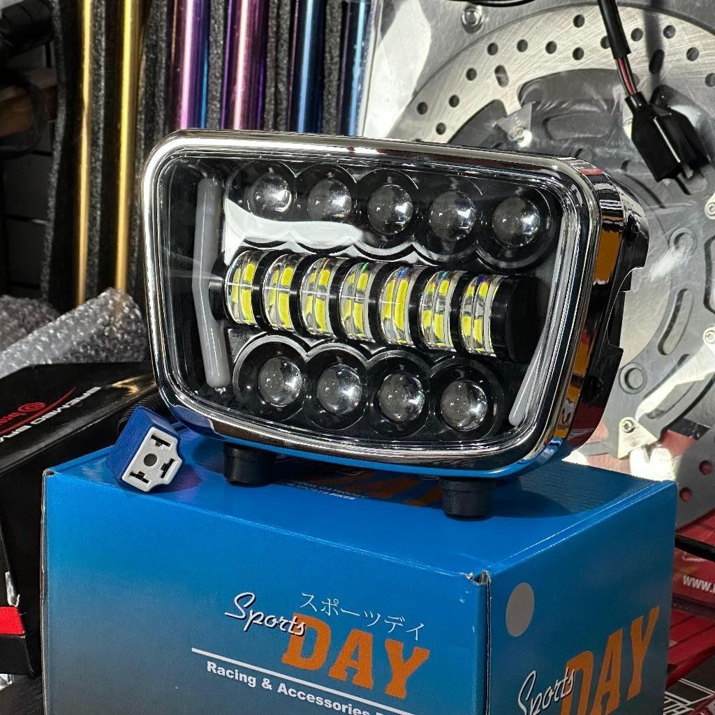 DAYMAKER KOTAK OVAL 10 MATA GL 100 RX KING WIN 100 GL max RX-S 4X6 INCH MURAH BERKUALITAS IMPORT MUR