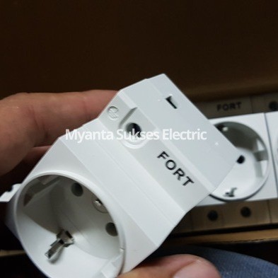 Din Rail Stop Kontak 1 Lubang FORT