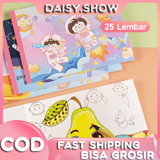 

Buku Mewarnai Anak A4 30 Halaman Buku Gambar Anak Buku Gambar Kartun Yang Menebal