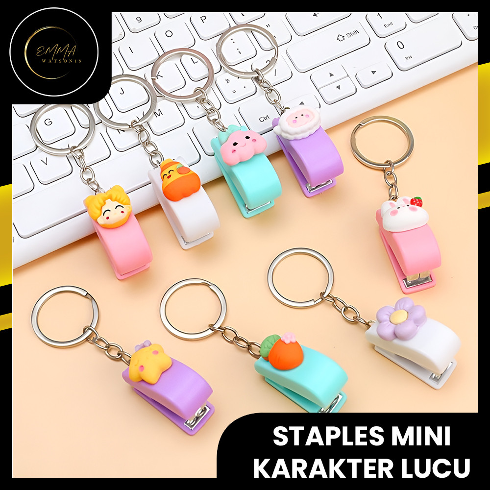 EM STAPLES MINI GANTUNGAN KUNCI KARAKTER LUCU
