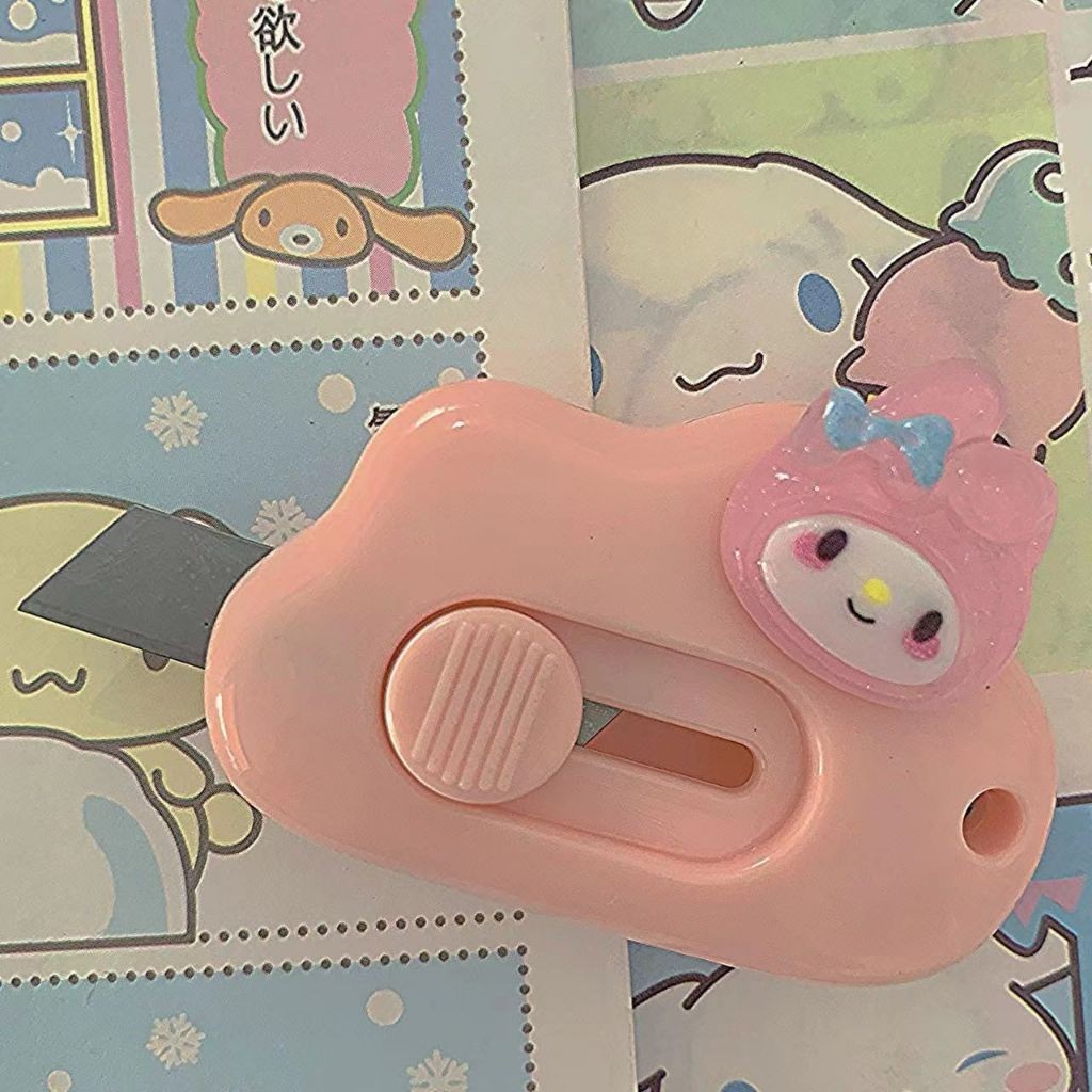 

Koomi - Hand Cutter Mini Pisau Kecil Pemotong Kertas Motif Awan Cute Travel Size PS04