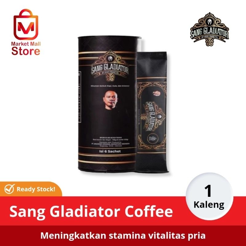 

Kopi Sang Gladiator Original by Vicky Prasetyo - Sang Gladiator Coffee Asli - Kopi Stamina Pria Dewasa Kuat Tahan Lama - Kopi Pilihan Pria Halal & Bpom