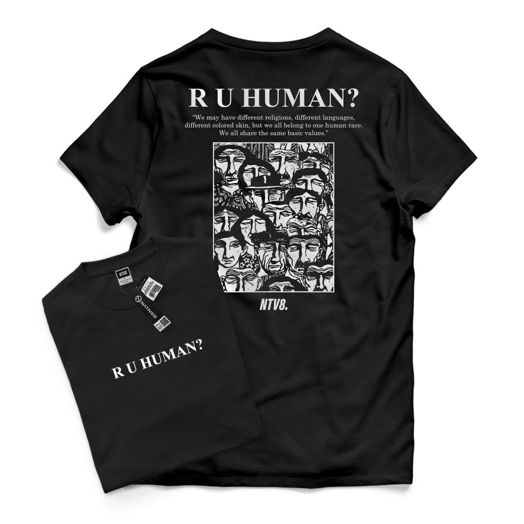 jav shop Kaos Distro Pria / Kaos Distro / Baju Distro Pria - R U HUMAN