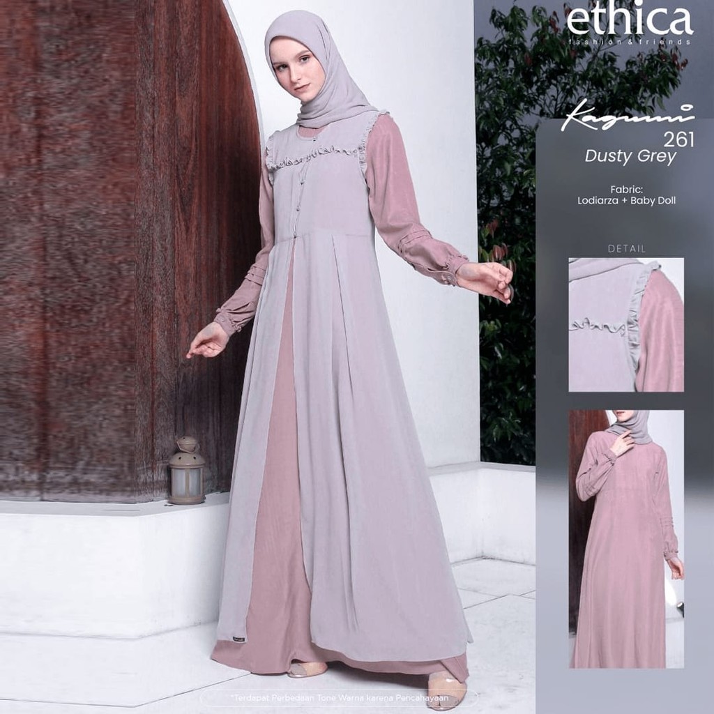 ETHICA GAMIS DEWASA KAGUMI 261 DUSTY GREY