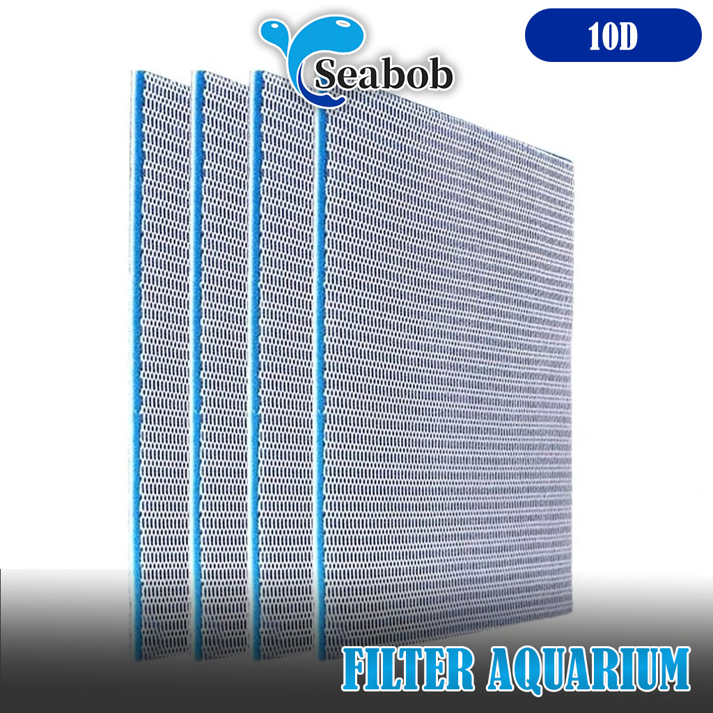 SEABOB Filter Aquarium 10D Spons Tangki Ikan Ada Lem Busa Biokimia