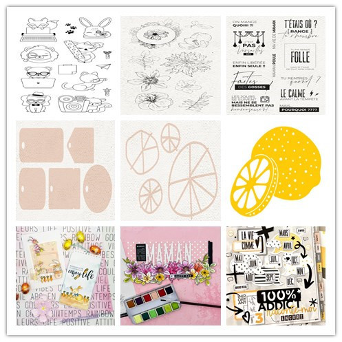

New Arrival Presell rabbit Metal Dies and stamps for DIY Scrapbooking/photo album Decorative Embossing DIY Paper Cards