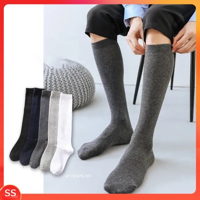 Kaos kaki paskibraka panjang selutut pria wanita dewasa kaus kaki selutut