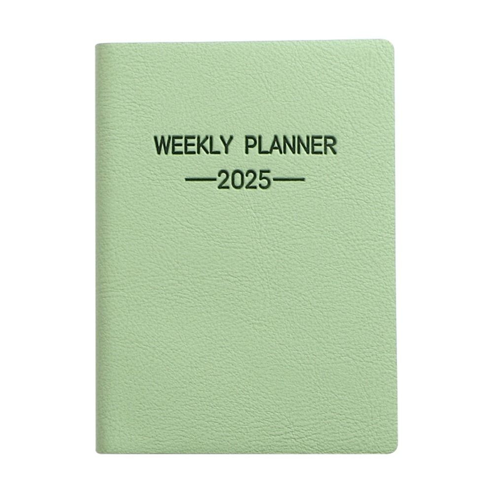 

A6/A7 2025 Agenda Book with Calendar English 2025 Planner Notebook Morandi Color To Do List Daily Weekly Monthly Planner