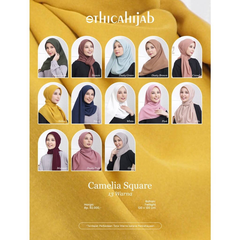 Ethica Hijab Camelia Square
